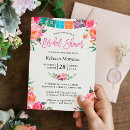 Recherche de fiesta bridal shower invitations Fleurs d'eau