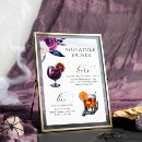 Recherche de boisson halloween posters Signature