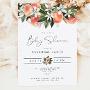 Recherche de peach baby shower invitations Un peu de pêche