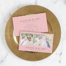 Recherche de gris rose cartes visite Photographie