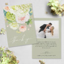 Recherche de floral botanique mariage remerciements cartes Vert sauge