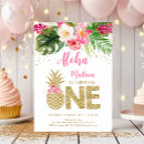 Recherche de ananas rose invitations Rose et or
