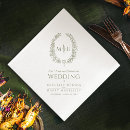 Recherche de vert olive serviettes Blanc