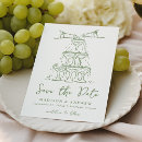 Recherche de unique wedding save the dates Simple