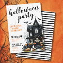 Recherche de haunted invitations Fête de l'halloween