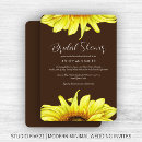 Recherche de sunflower bridal shower invitations Bohème