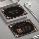 Recherche de calligraphie vintage cartes visite Noir