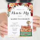 Recherche de miss to mrs shower invitations Floral