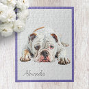 Recherche de bouledogue anglais puzzles Mignon