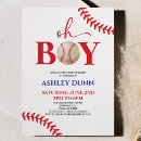 Recherche de baseball baby shower garçon invitations Simple