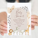 Recherche de boho safari baby shower invitations Herbe de pampa