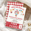 Recherche de de de cirque anniversaire invitations Venez tous