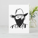 Recherche de bandit invitations Cowboy