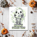 Recherche de vintage halloween cartes postales Squelette