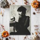 Recherche de crâne vintage cartes postales Gothique