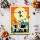 Recherche de vintage halloween cartes postales Squelette