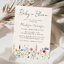 Recherche de cream baby shower invitations Bébé en fleurs