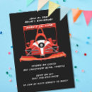Recherche de karte invitations Go karts