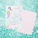 Recherche de mermaid anniversaire invitations Pour enfants