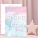 Recherche de ciel de kawaii invitations Jeune fille