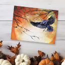 Recherche de corbeau gothique cartes postales Aquarelle