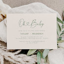 Recherche de green baby shower invitations Minimum
