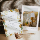 Recherche de sunflower wedding save the dates Aquarelle florale