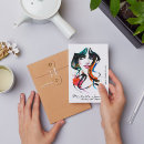 Recherche de visage coloré cartes postales Pour elle