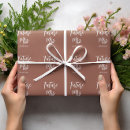 Recherche de blanc brun papier cadeau Pour elle