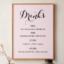 Recherche de menu de mariage posters Boissons