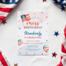 Recherche de tambour invitations Rouge blanc et bleu