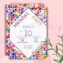 Recherche de taches invitations Coloré
