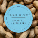 Recherche de noix autocollants Allergie aux arachides