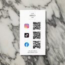 Recherche de facebook cartes visite Logo