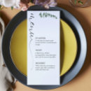 Recherche de noir et blanc mariage menus Rustique