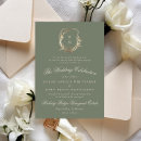 Recherche de vert et or mariage invitations Pour elle