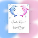 Recherche de dauphin bleu invitations Aquarelle