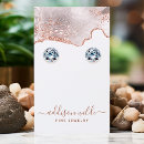 Recherche de boucle oreille cartes visite Abstrait