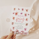 Recherche de fairy anniversaire invitations Premier anniversaire de fée