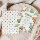 Recherche de dinosaur baby shower garçon invitations Aquarelle