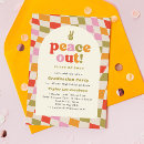 Recherche de motifs colorés invitations Paix