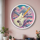 Recherche de guitare bleue horloges Guitariste