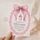 Recherche de bow baby shower fille invitations Mignon