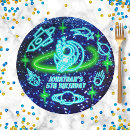 Recherche de espace extra atmosphérique assiettes en papier Fête d'anniversaire