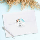 Recherche de destination mariage autocollants Floral