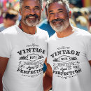 Recherche de vieillissement tshirts Année personnalisée