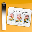 Recherche de faire part de naissance magnets Garçon
