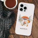 Recherche de champignon vintage iphone coques Forêt