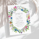 Recherche de fleur sauvage mariage invitations Boho chic