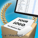 Recherche de marketing tapis souris Logo de l'entreprise